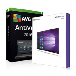Windows 7 Professionnel + Antivirus AVG protection 2016