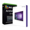 Windows 10 Professionnel + Antivirus AVG Protection 2017