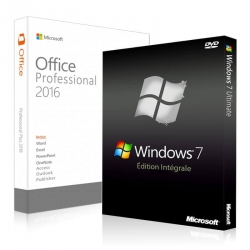 Windows 7 Intégrale + Office Famille & Petite Entreprises 2016