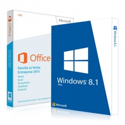 Windows 8.1 Professionnel + Office 2013 Famille & Petite Entreprises