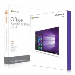 Windows 10 Pro + Office 2016 Famille & Petites Entreprises