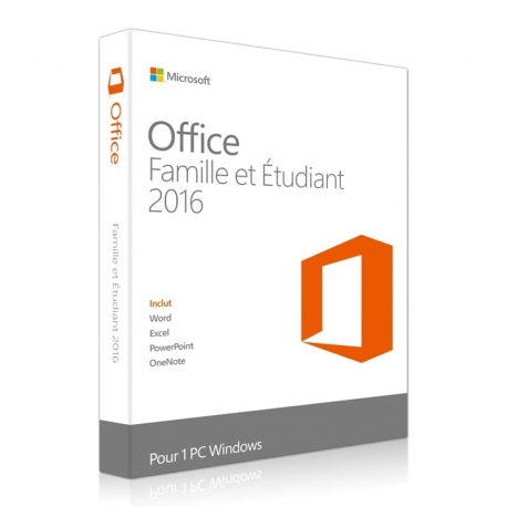 Office 2016 Famille & Etudiant 32/64 bits