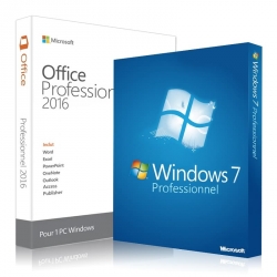 Windows 7 Professionnel + Office 2016 Professionnel