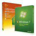 Windows 7 Familiale + Office 2010 famille & etudiant