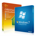 Windows 7 professionnel + Office 2010 Famille et Etudiant