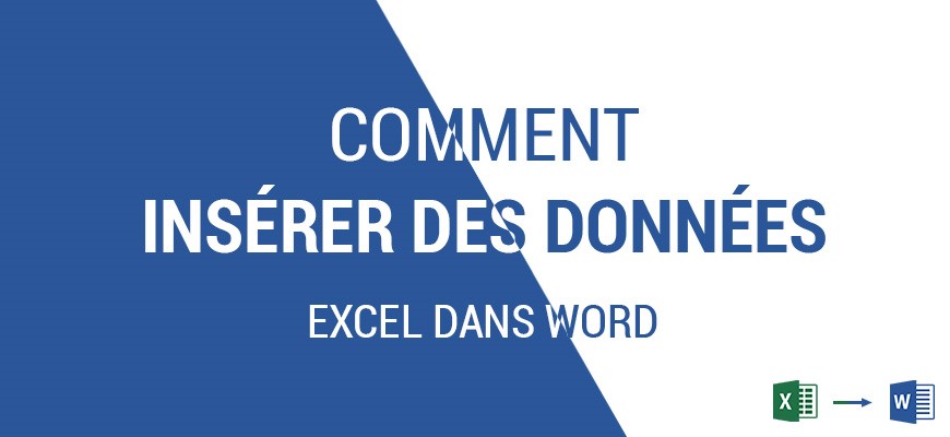 Insérer facilement des données Excel dans Word ou Powerpoint 2013-2016